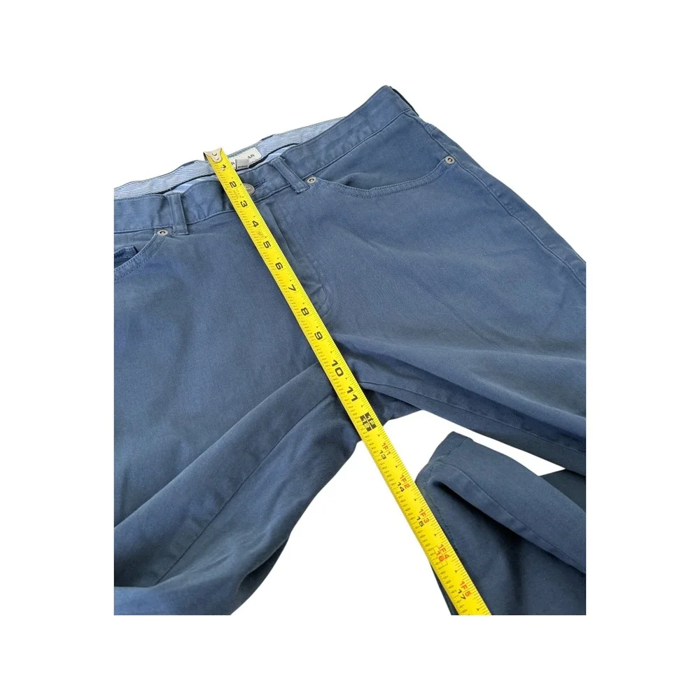 Peter Millar Crown 5-Pocket Pants Mens 31 Blue Cotton Modal Stretch Straight Leg